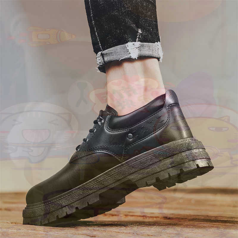 Luxury Lifestyle Training - Sepatu Pria Tenis Pelatih Fashion Kulit