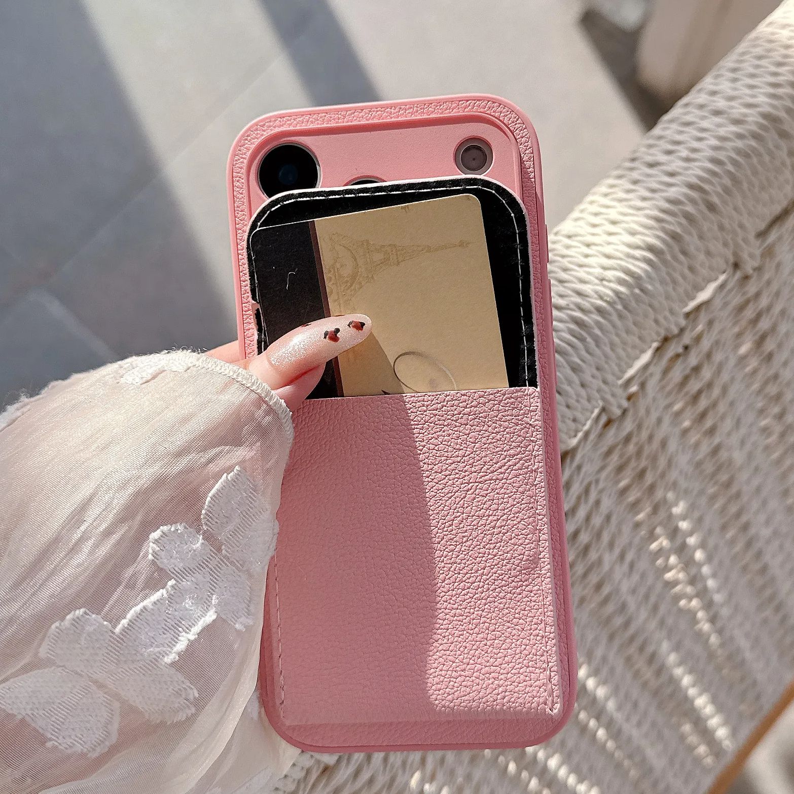 Dompet Kartu Kulit PU dengan P - Leather Card Wallet ulasan dan harga