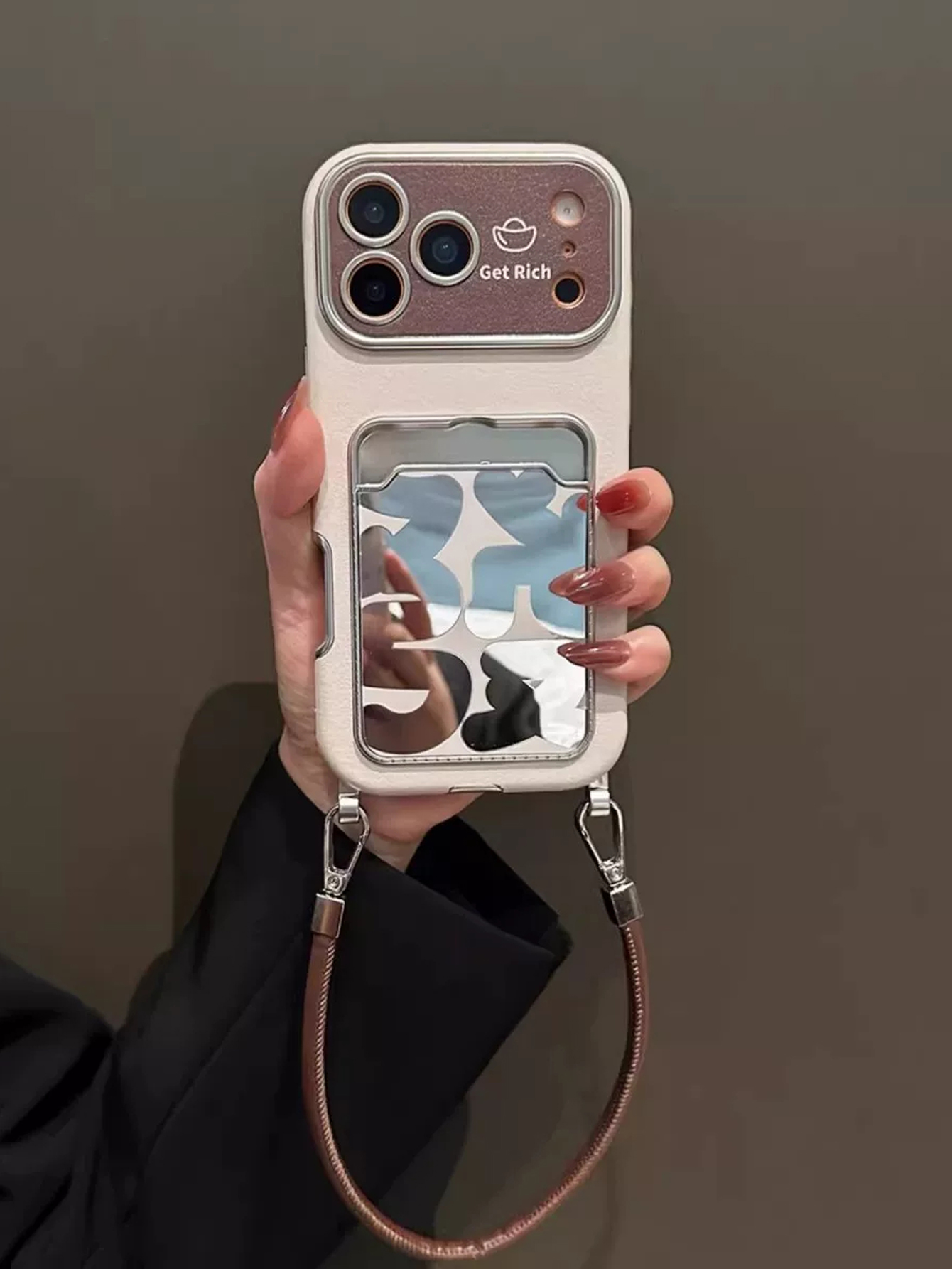 Casing Ponsel Kulit Mewah deng - Leather Card Wallet ulasan dan harga