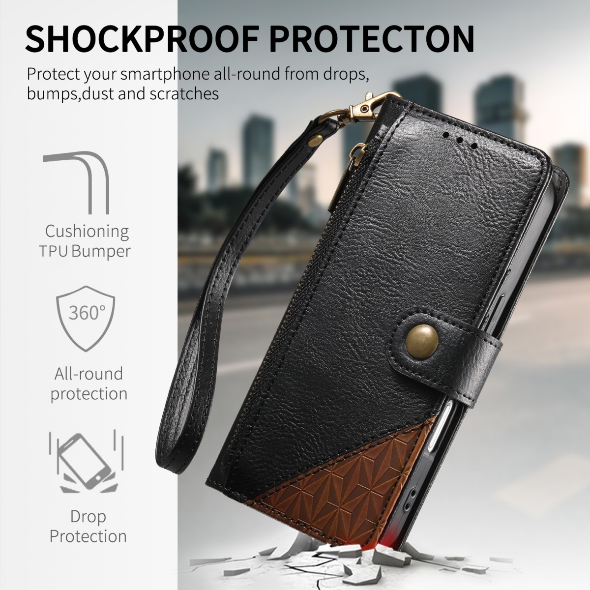 Dompet Lipat Kulit PU dengan T - Leather Card Wallet ulasan dan harga