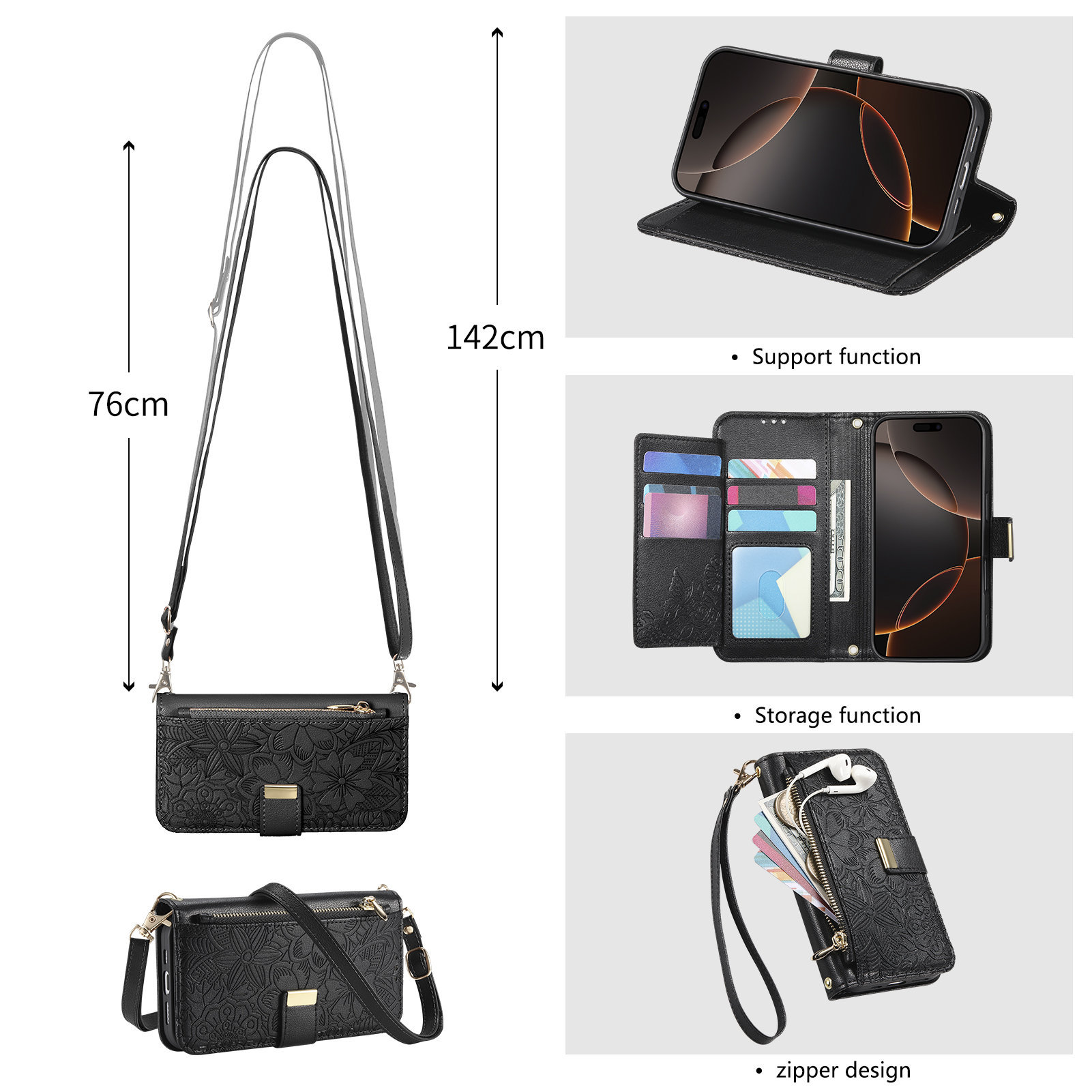 Dompet Kulit dengan Resleting  - Leather Card Wallet ulasan dan harga