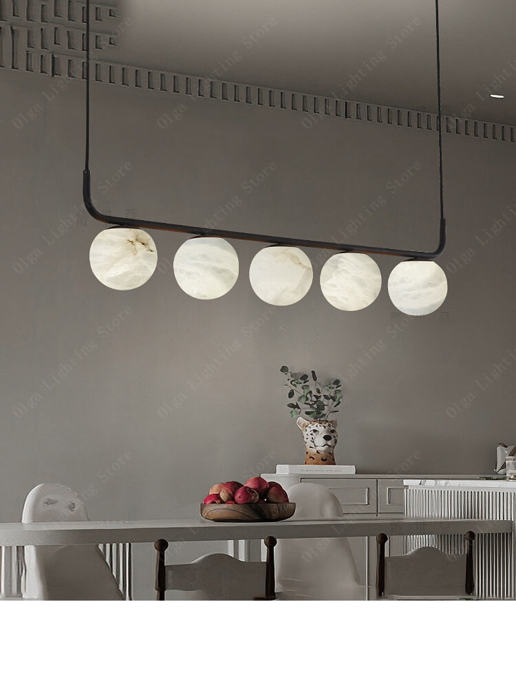 Lampu Gantung Linear Bola Marm - Luxury Lifestyle Hotel ulasan dan harga
